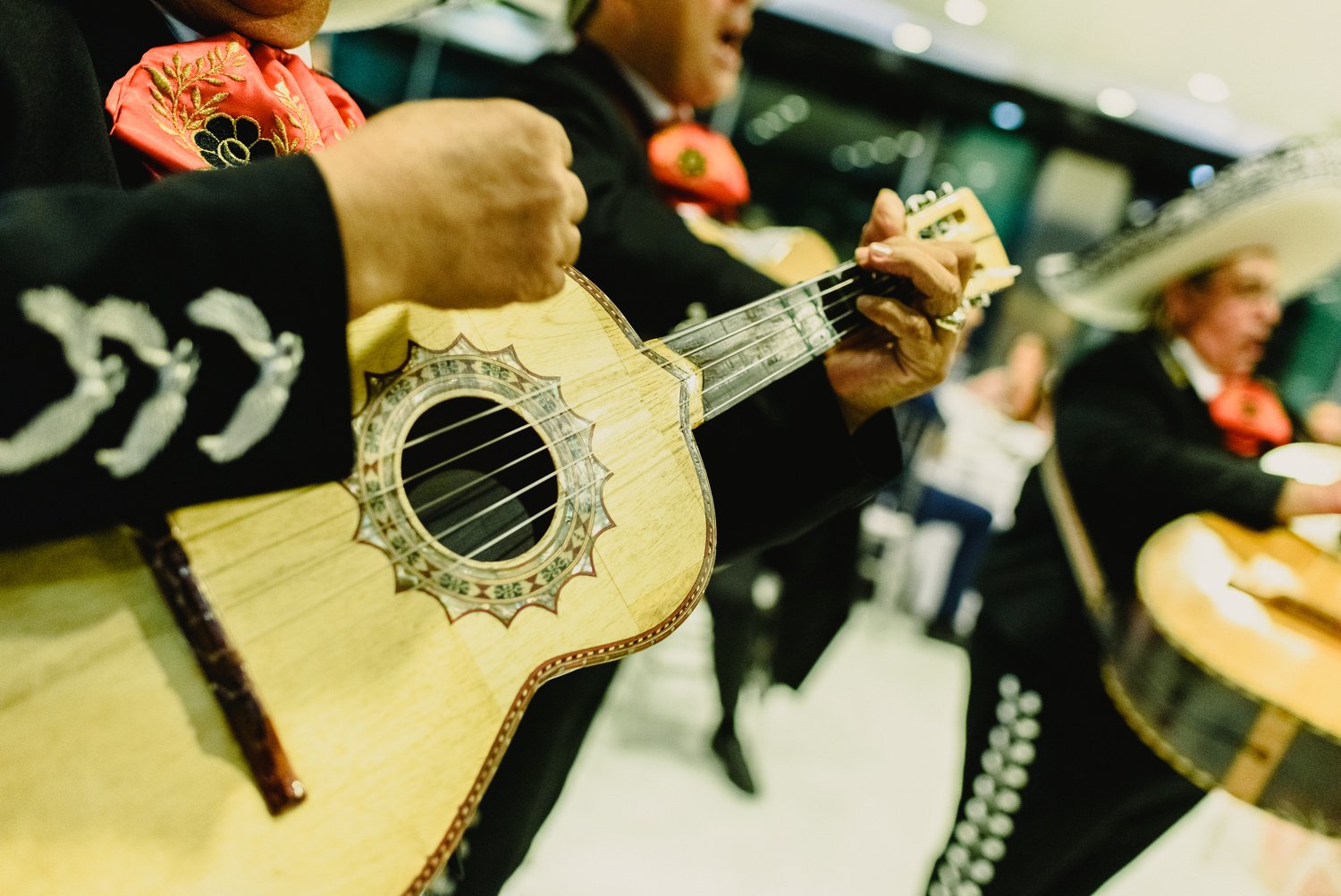 Close Up of Mexican Musicians